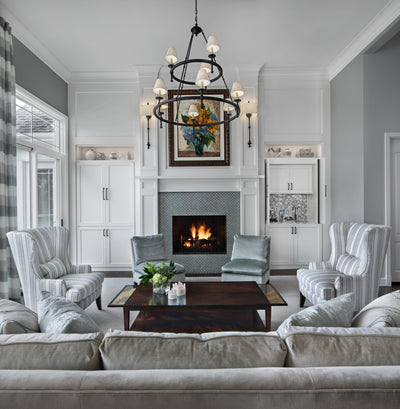 Classic Two-Tier Ring Chandelier