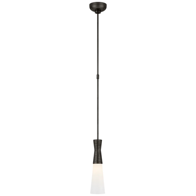 Utopia Small Pendant with White Glass