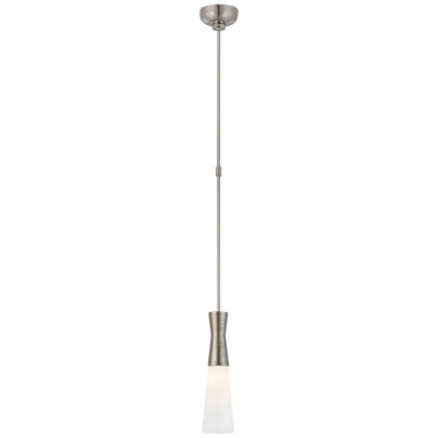 Utopia Small Pendant with White Glass