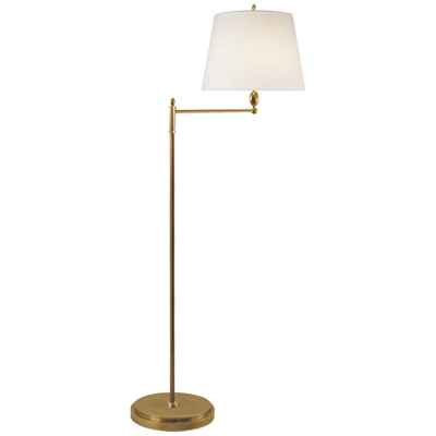 Paulo Floor Light with Linen Shade